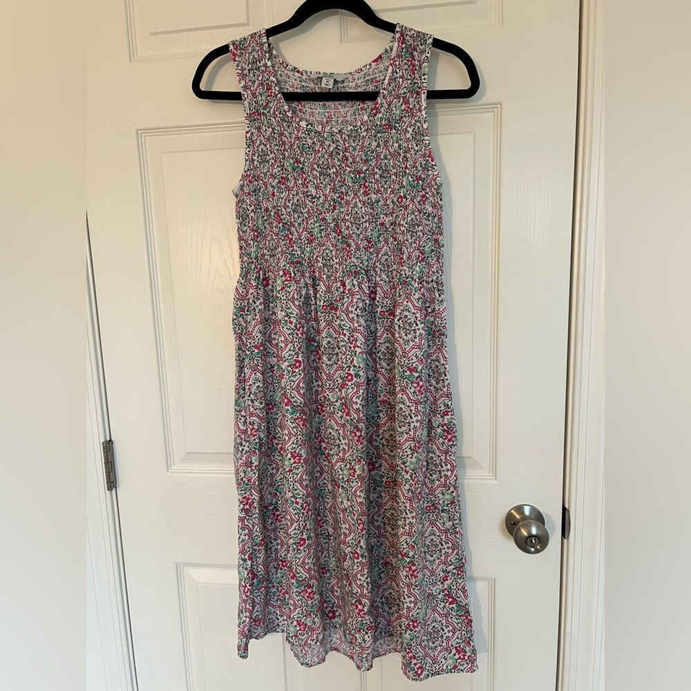 Croft & Barrow Smocked Midi Sundress – Petites PS